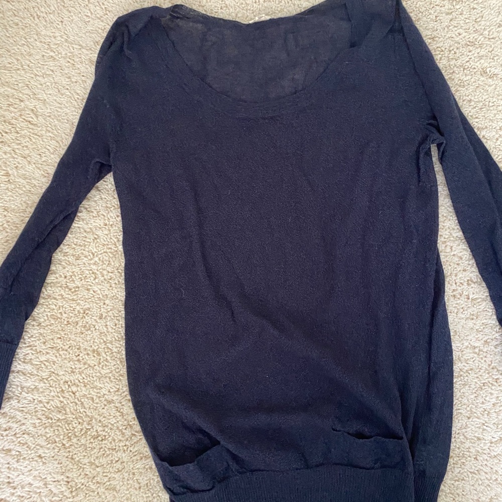 J.Crew Lightweight Sheer Pullover - image 1